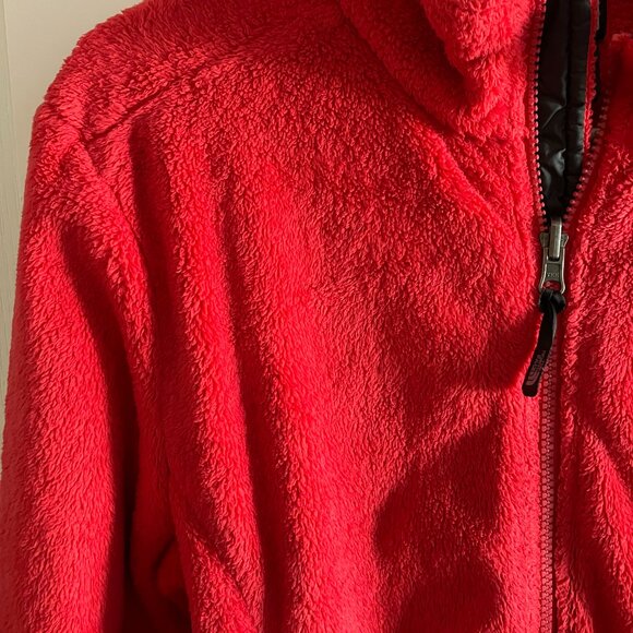 The North Face Women's Medium Red Fleece Full Zip Jacket Long Sleeve. - Picture 2 of 15